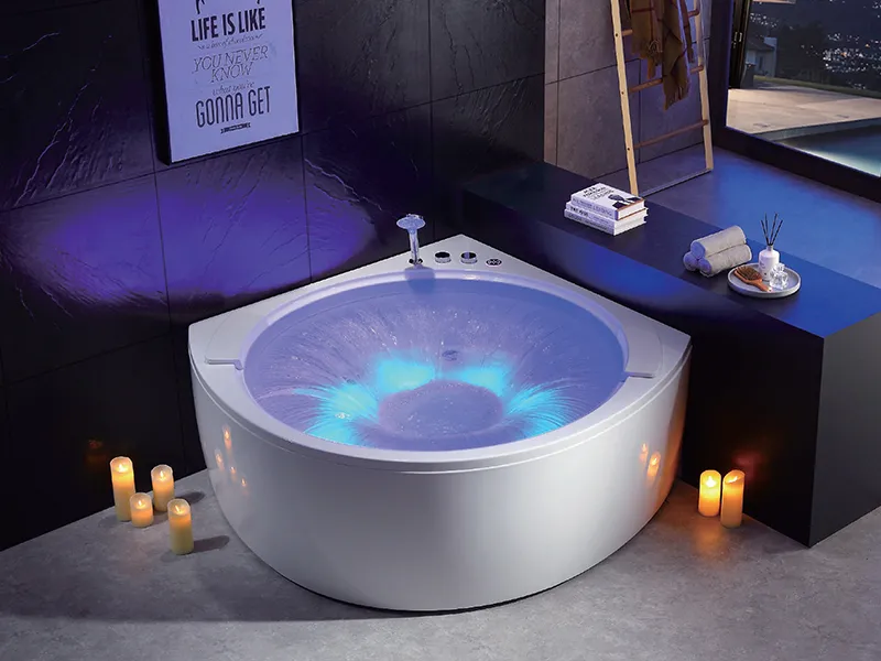 Luxury Acrylic Waterfall Jacuzzis Indoor for 2 person