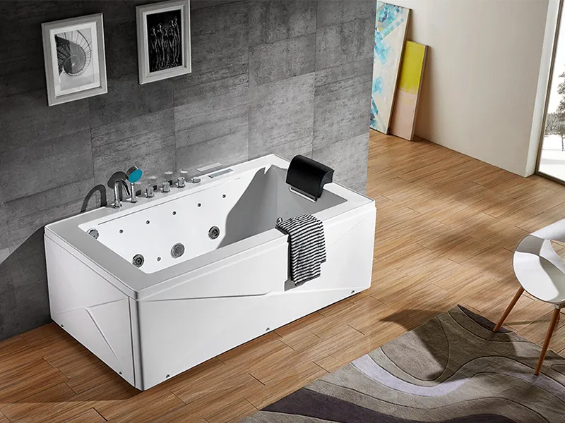 Acrylic Waterfall Jacuzzis Indoor for 1person