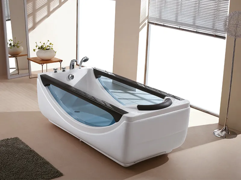 Acrylic Jacuzzis with Glass Panels for 1 person