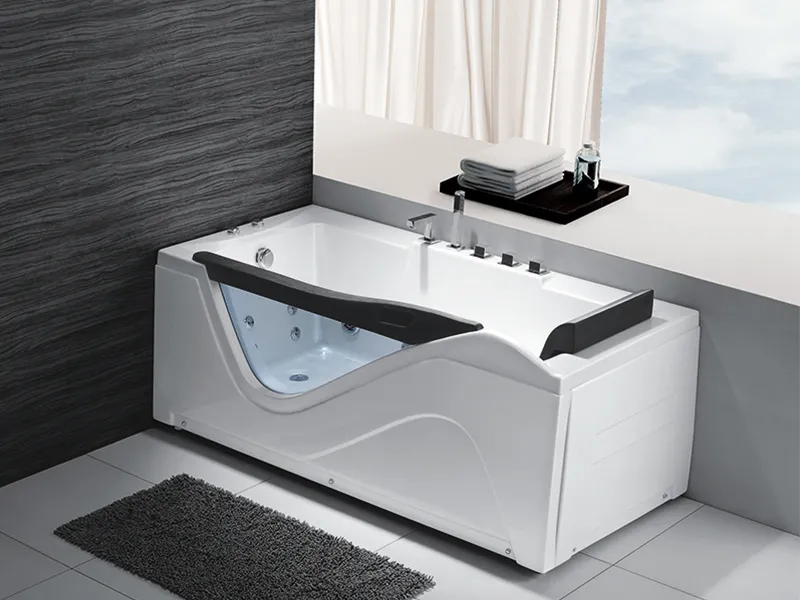 Acrylic Jacuzzis with Glass Panels for 1 person