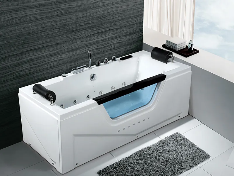 Acrylic Jacuzzis with Glass Panels for 1 person