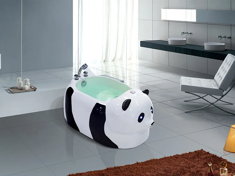 New Trend Whirlpool Freestanding Jacuzzi for Children Panda