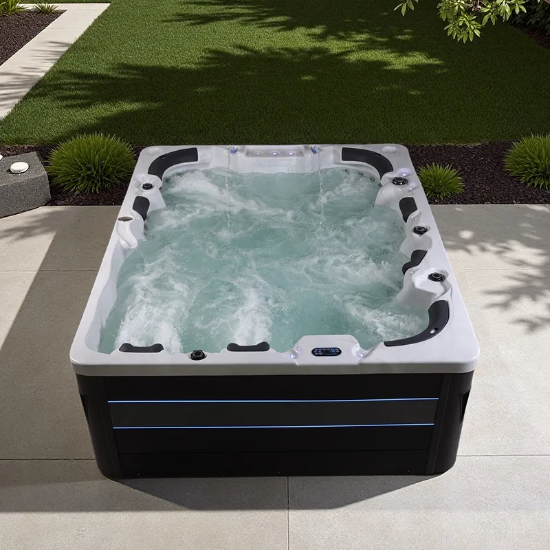 2.8m Healthy Spa Bathtubs Modern Design Air&Water Massage Jets Balboa Control Hot Selling New Outdoor Hot Tub