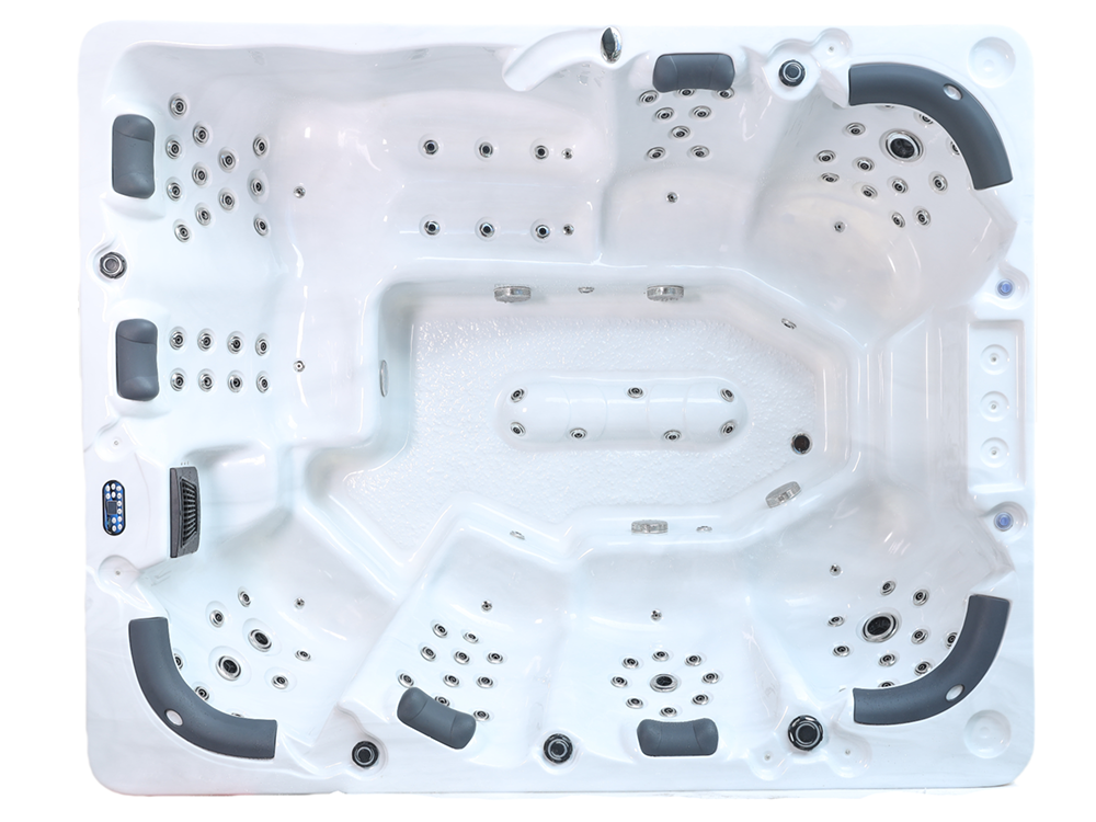 2.8m Healthy Spa Bathtubs Modern Design Air&Water Massage Jets Balboa Control Hot Selling New Outdoor Hot Tub