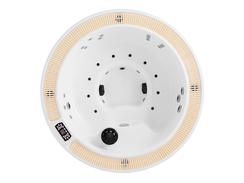 1.8m Modern 2-Person Hot Tub with Massage Bathtub Pool Factory Price Outdoor Massage Hot Bath Tub