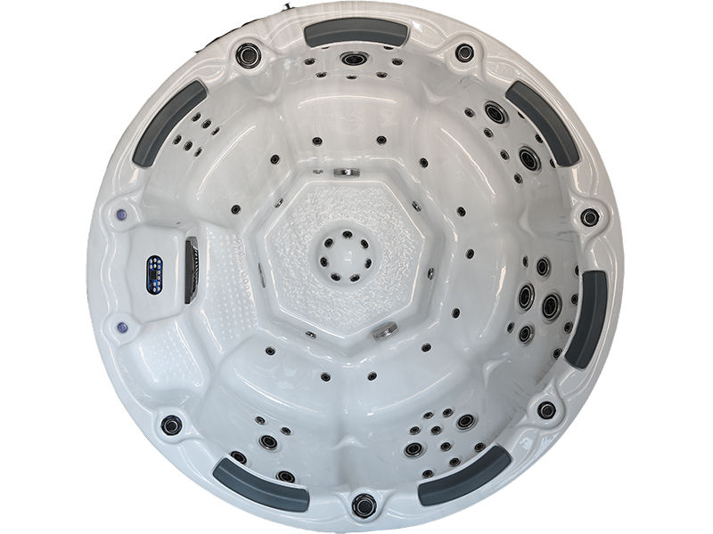 2.2m Round Design New Healthy Hot Selling Spa Bathtubs with Air and Water Massage Jets Whirlpools & Bathtubs