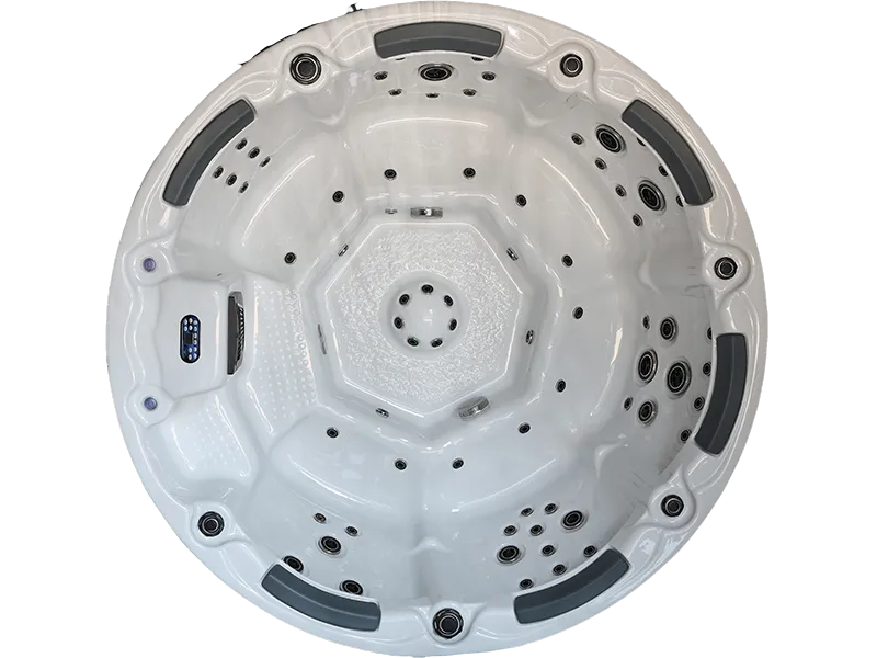 2.2m Round Design New Healthy Hot Selling Spa Bathtubs with Air and Water Massage Jets Whirlpools & Bathtubs