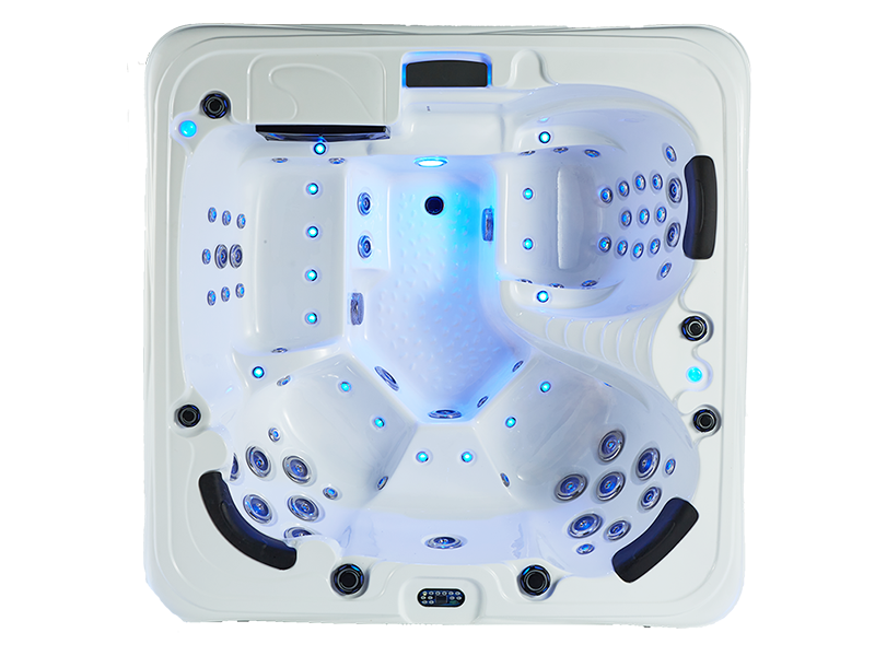 2.1m Hot Tub Spa New Healthy Light Air & Water Massage Jets Traditional Design with Bathtub Seats