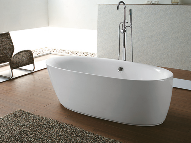 High Quality Customizable Oval Acrylic Freestanding Bathtub Modern Design Massage Function for Adults Soaking Indoors Wholesale
