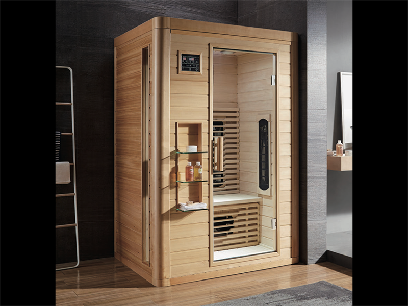 2-Person Infrared Sauna Steam Room Dry Steam Sauna Room Far Infrared Sauna