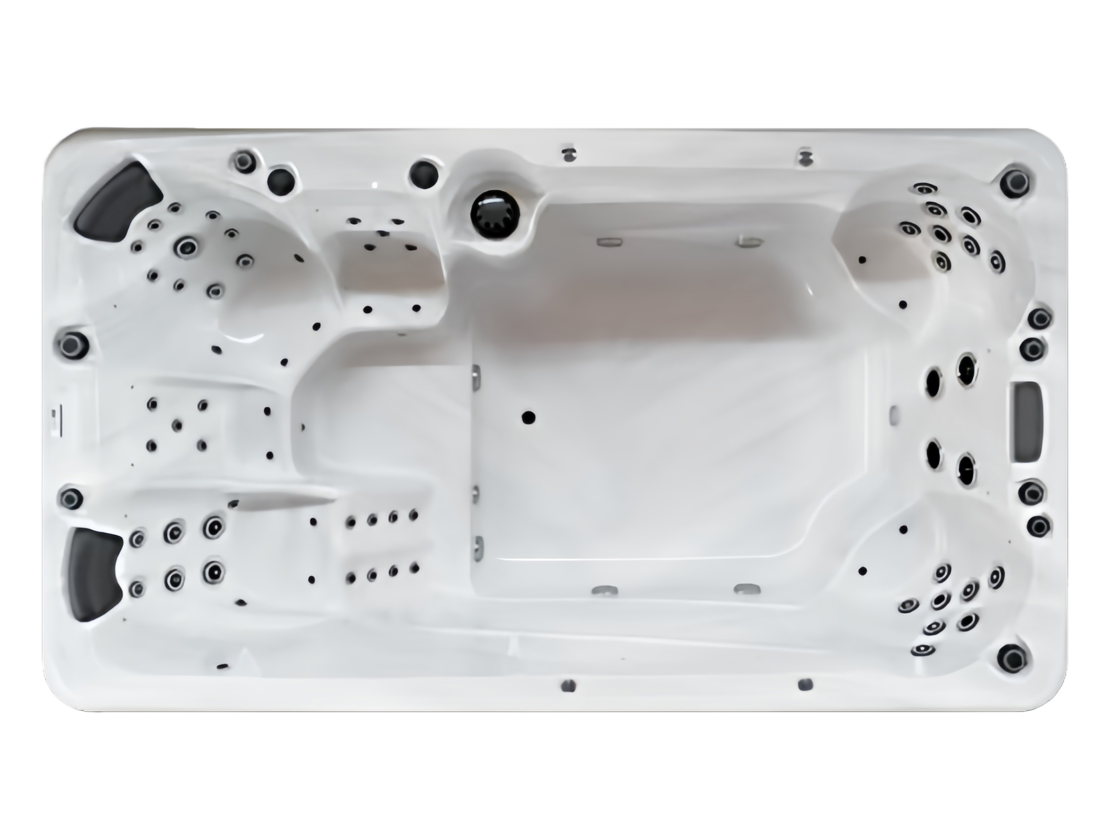 3.8m Hydrotherapy Swim Spa Modern 6-Person Spa Pool for Outdoor Factory Wholesale Massage Bathtub Hot Tub